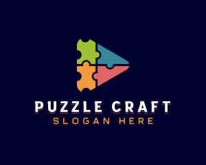 Play Jigsaw Puzzle logo design