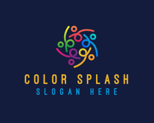 Colorful Group Alliance logo design