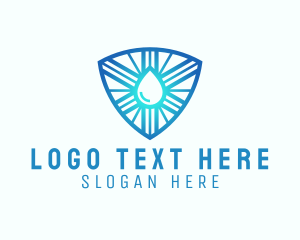 Oil - Liquid Shine Crest logo design