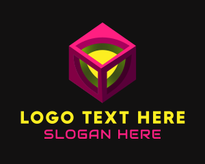 Digital Gaming Cube Technology Logo