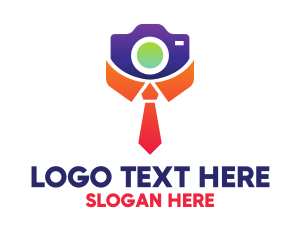 Neck Tie - Collar Tie Photographer logo design