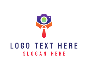 Paparazzi - Collar Tie Photographer logo design