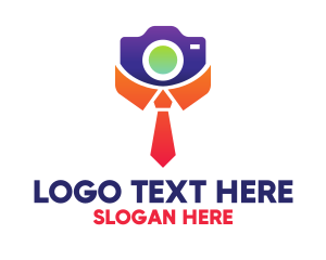 Paparazzi - Collar Tie Photographer logo design