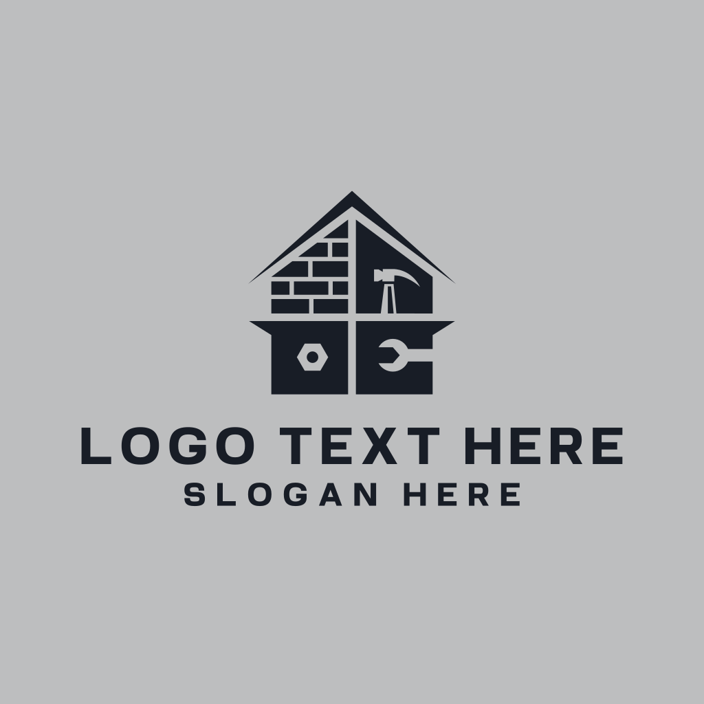 Brick Home Construction Logo | BrandCrowd Logo Maker