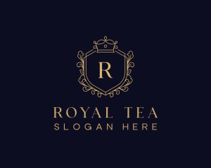 Decorative Royal Crown logo design