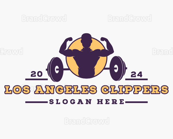 Muscle Man Barbell Logo