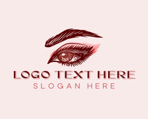 Makeup Artist - Eyebrows Beauty Fashion logo design