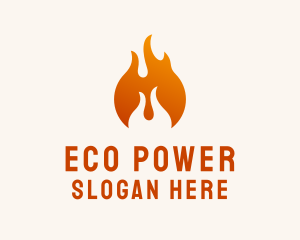 Energy - Fire Energy Fuel logo design