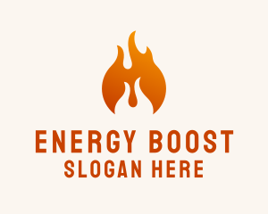 Fuel - Fire Energy Fuel logo design