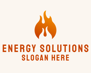 Fire Energy Fuel  logo design