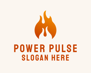 Energy - Fire Energy Fuel logo design