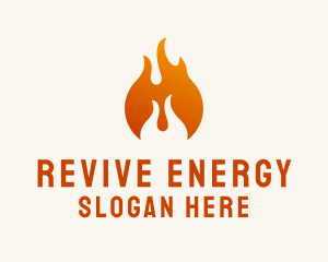 Fire Energy Fuel  logo design