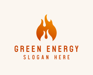 Fire Energy Fuel  logo design