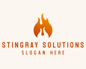 Fire Energy Fuel  logo design