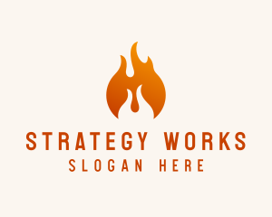 Fire Energy Fuel  logo design