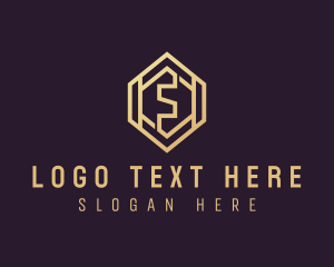 Hexagon - Business Agency Letter F logo design