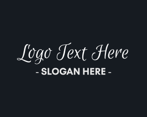 Text - Stylish Minimal & Clean Text logo design