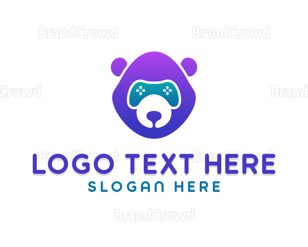 Bear Console Gamer Logo