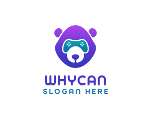 Online Game - Bear Console Gamer logo design