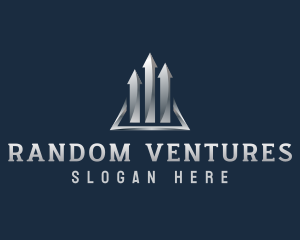 Arrow Triangle Investment logo design