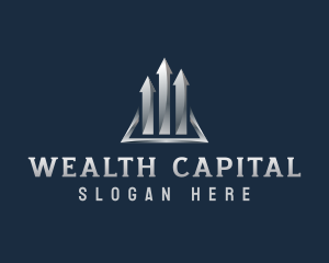 Arrow Triangle Investment logo design