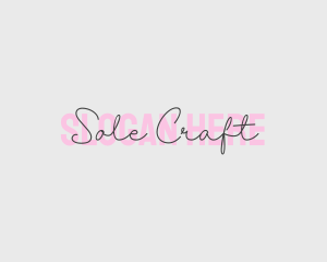 Makeup Fashion Wordmark logo design