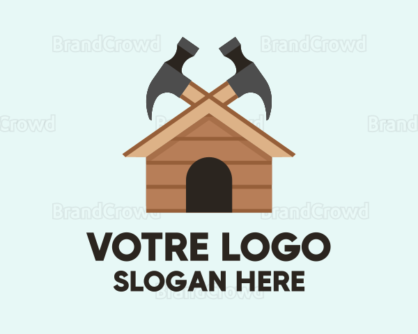 Wood Hammer House Logo