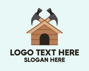 Suburban - Wood Hammer House logo design