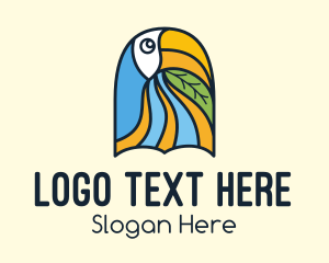 Cockatiel - Toucan Bird Sanctuary logo design