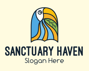 Toucan Bird Sanctuary logo design