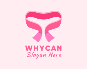 Firm - Pink Heart Ribbon logo design