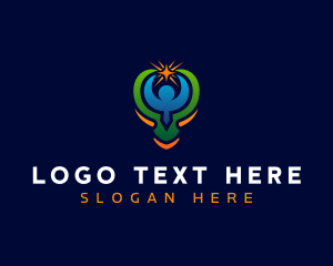 Motivational Speaker - Leadership Goal Star logo design