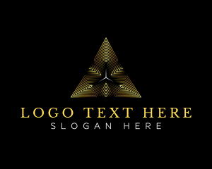 Luxury - Luxury Pyramid Finance logo design