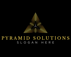 Pyramid - Luxury Pyramid Finance logo design