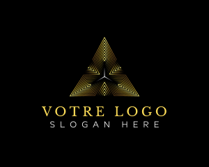 Luxe - Luxury Pyramid Finance logo design
