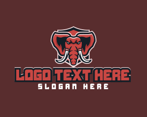 Clan - Mammoth Elephant Tusk logo design