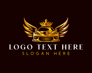 Vehicle - Car Automotive Crown logo design