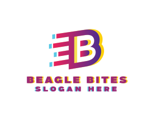 Speedy Motion Letter B logo design