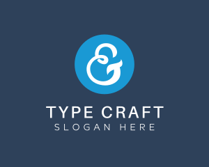 Type - Upscale Ampersand Brand logo design