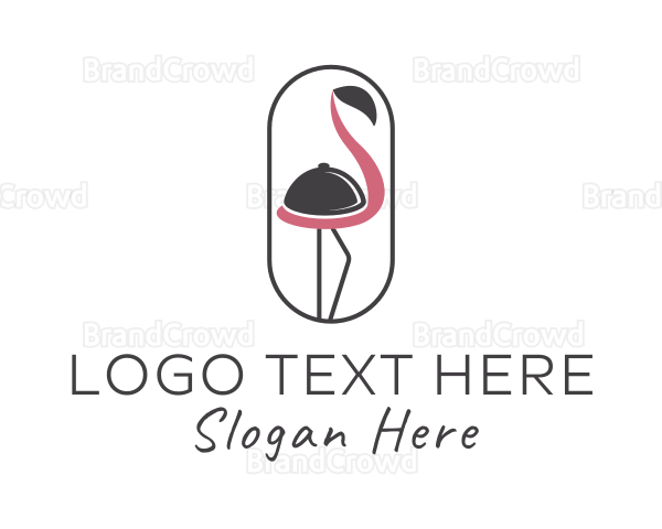 Flamingo Food Dome Logo