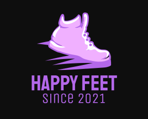 Foot - Purple Sneaker Boutique logo design