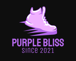 Purple Sneaker Boutique logo design