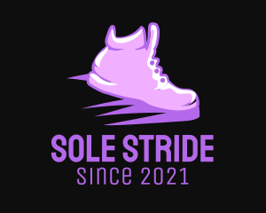 Sneaker - Purple Sneaker Boutique logo design