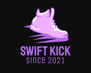 Purple Sneaker Boutique logo design