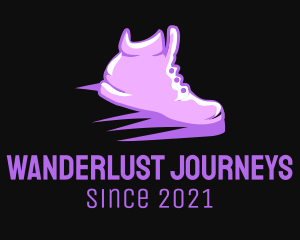 Shoe Cleaning - Purple Sneaker Boutique logo design