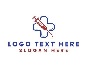 Medical - Medical Syringe Vaccination logo design