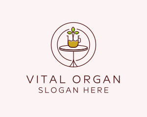 Organic Coffee Plant logo design