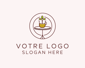 Organic - Organic Coffee Plant logo design