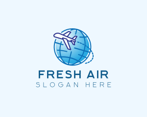 Travel Jet Plane logo design