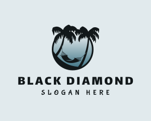 Palm Tree Hammock logo design